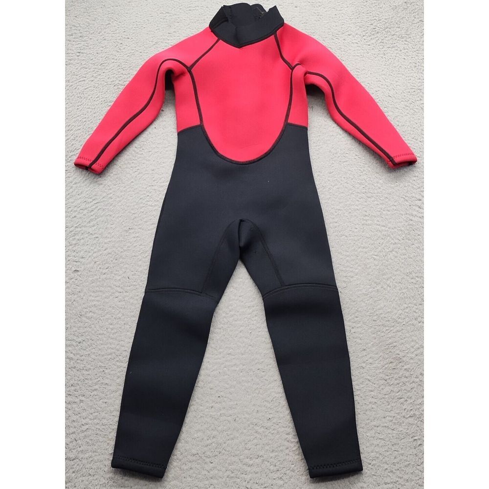Realon Sport Full Body Wetsuit Youth Small Multi Neoprene‎ Long Sleeve Back Zip